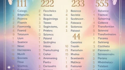 angel number chart